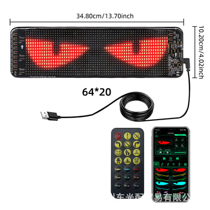 Flexible LED Car Display Screen with Bluetooth Control