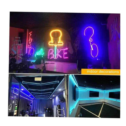 Flexible Silicone LED Neon Light Strip 5M 600 Lights