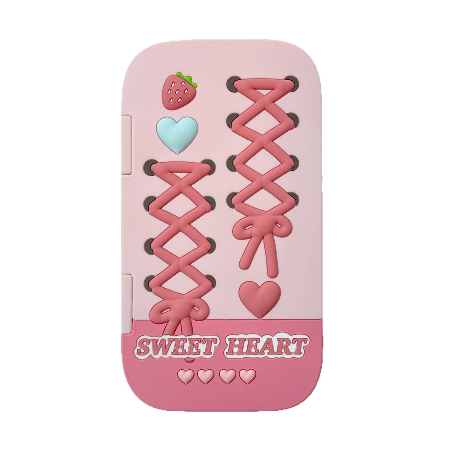 Flip Cover Barbie Bow Mirror iPhone Case