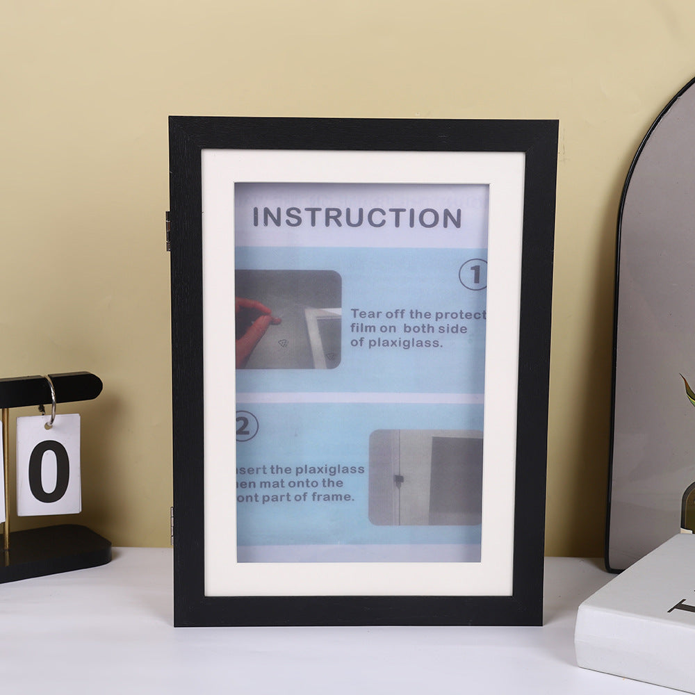Flip Magnetic Photo Frame for Art Display