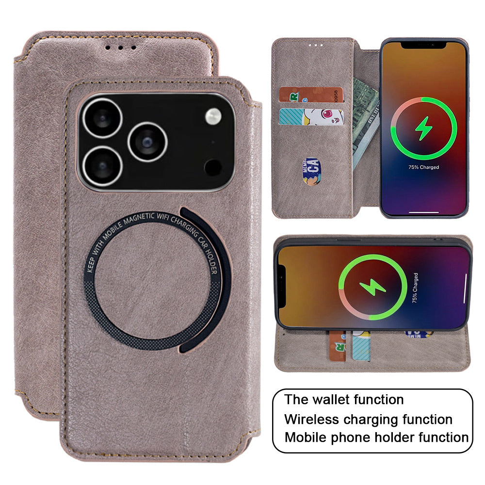 Flip Phone Leather Case