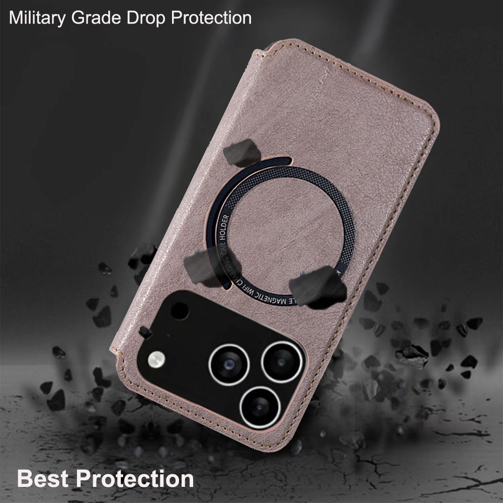 Flip Phone Leather Case