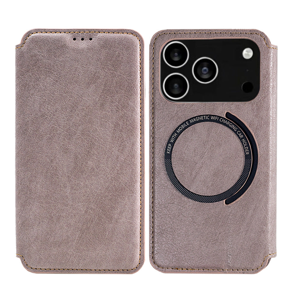 Flip Phone Leather Case