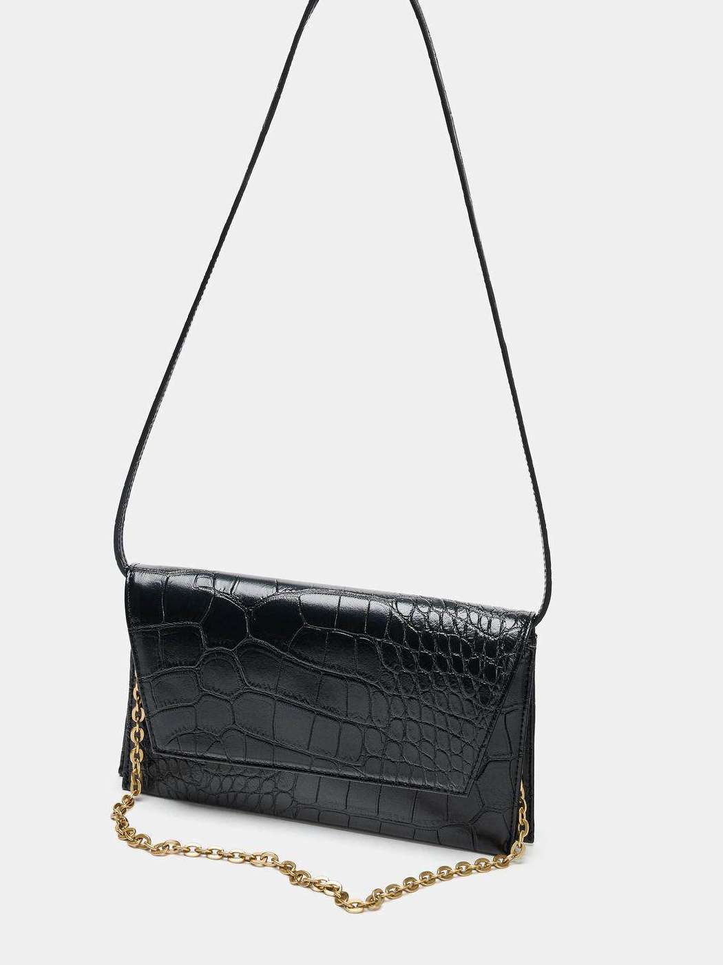 Flip-top crossbody bag