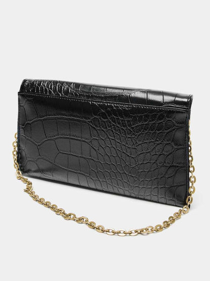 Flip-top crossbody bag