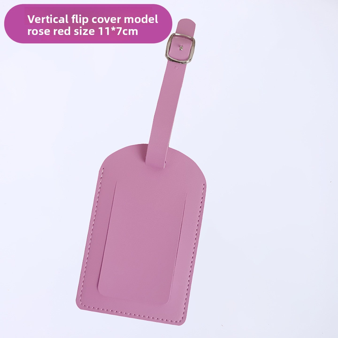 Flip-Top Luggage Tag with Lanyard