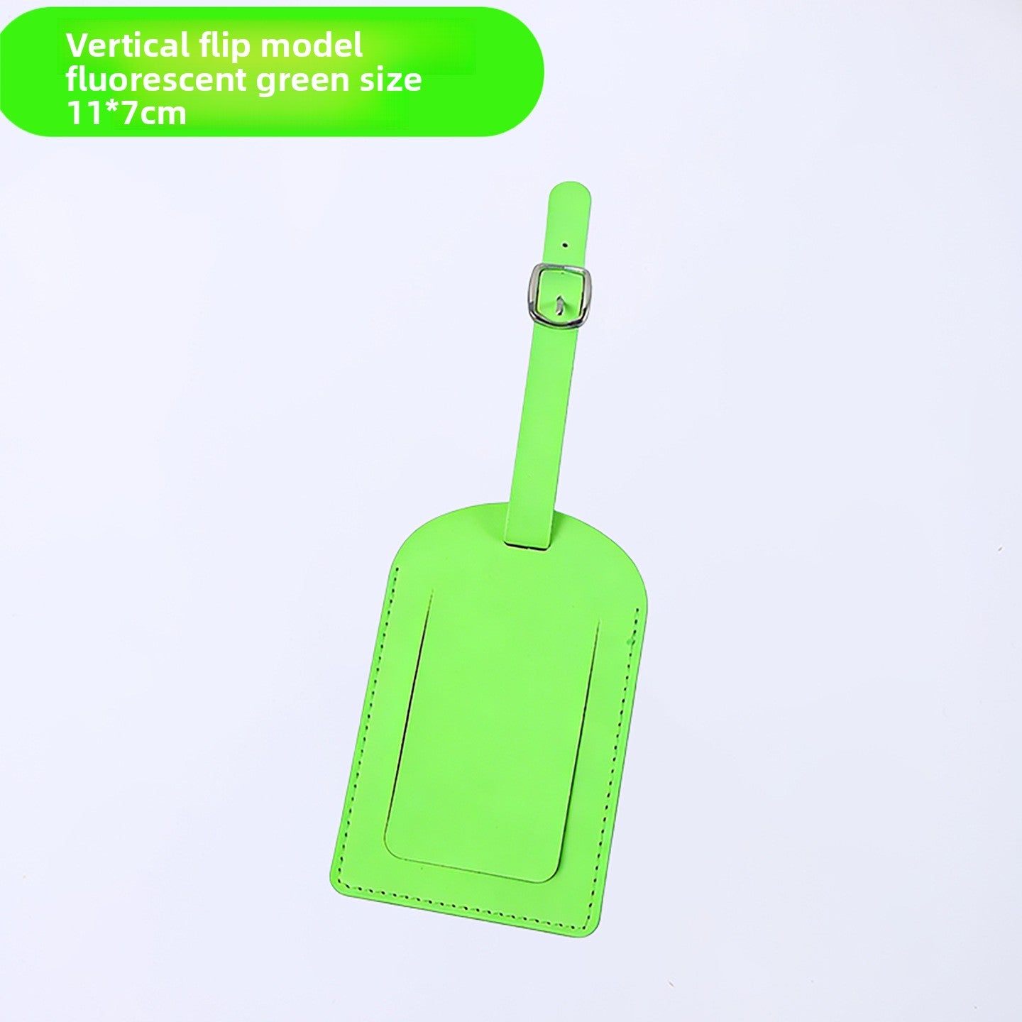 Flip-Top Luggage Tag with Lanyard