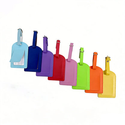Flip-Top Luggage Tag with Lanyard