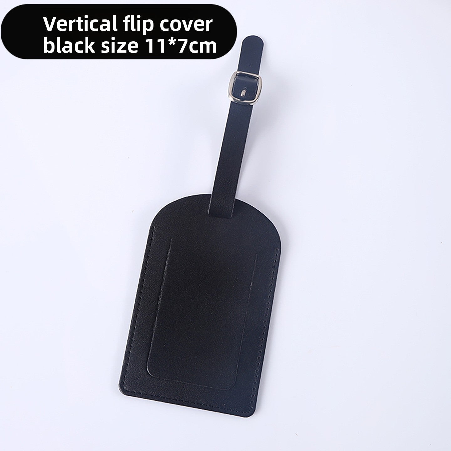 Flip-Top Luggage Tag with Lanyard