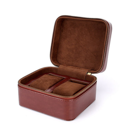 Flip-top storage watch case