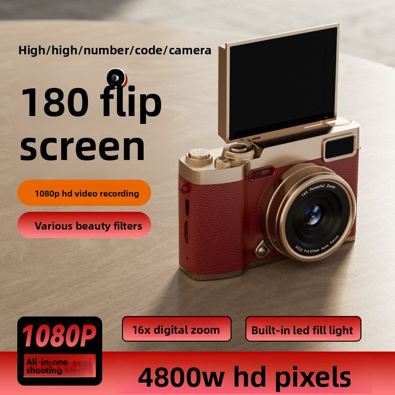 Flip-Up 4K Ultra Clear Digital Camera