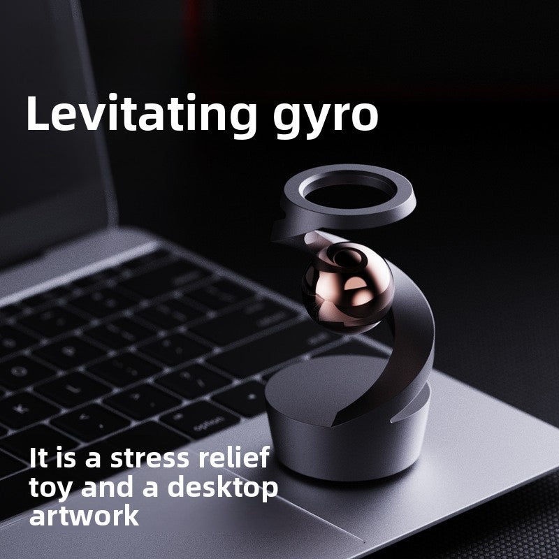 Floating gyroscope pendulum piece