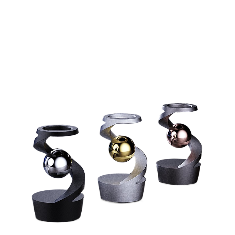 Floating gyroscope pendulum piece