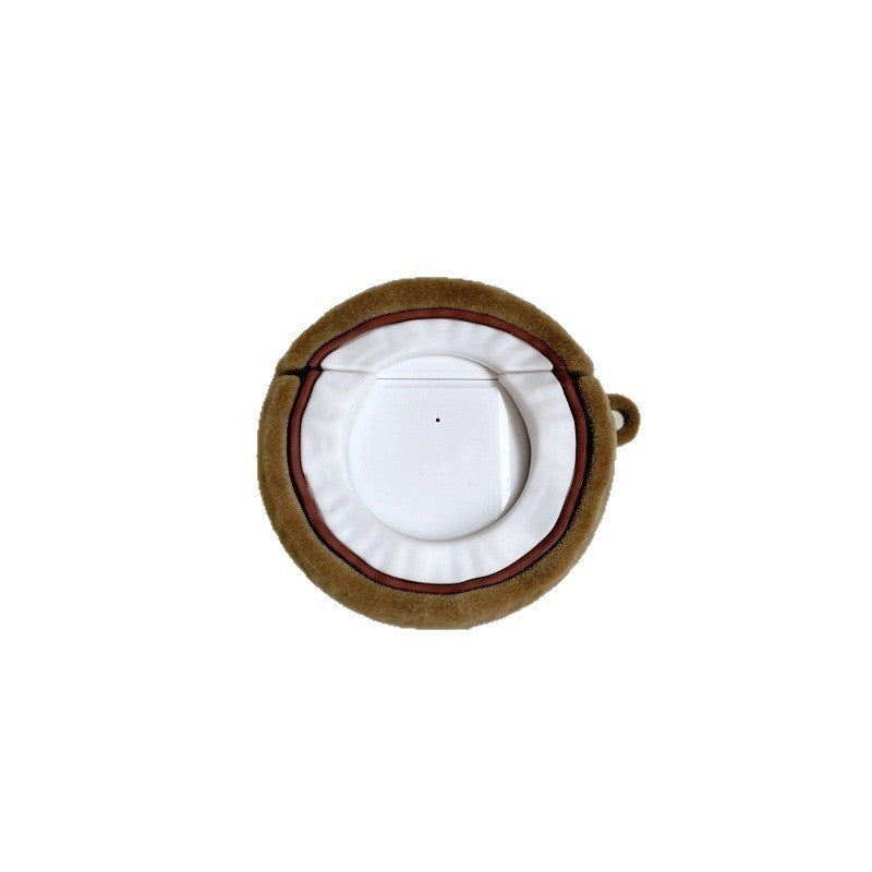 Flocked Imitation Coconut AirPods Protective Case