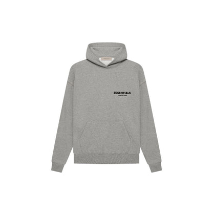 Flocked Print Pullover Hoodie