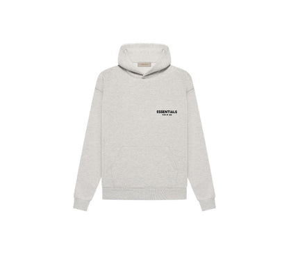 Flocked Print Pullover Hoodie