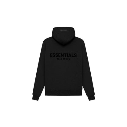 Flocked Print Pullover Hoodie
