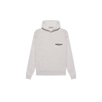 Flocked Print Pullover Hoodie