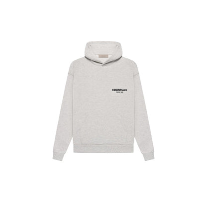 Flocked Print Pullover Hoodie