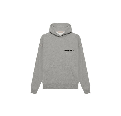 Flocked Print Pullover Hoodie