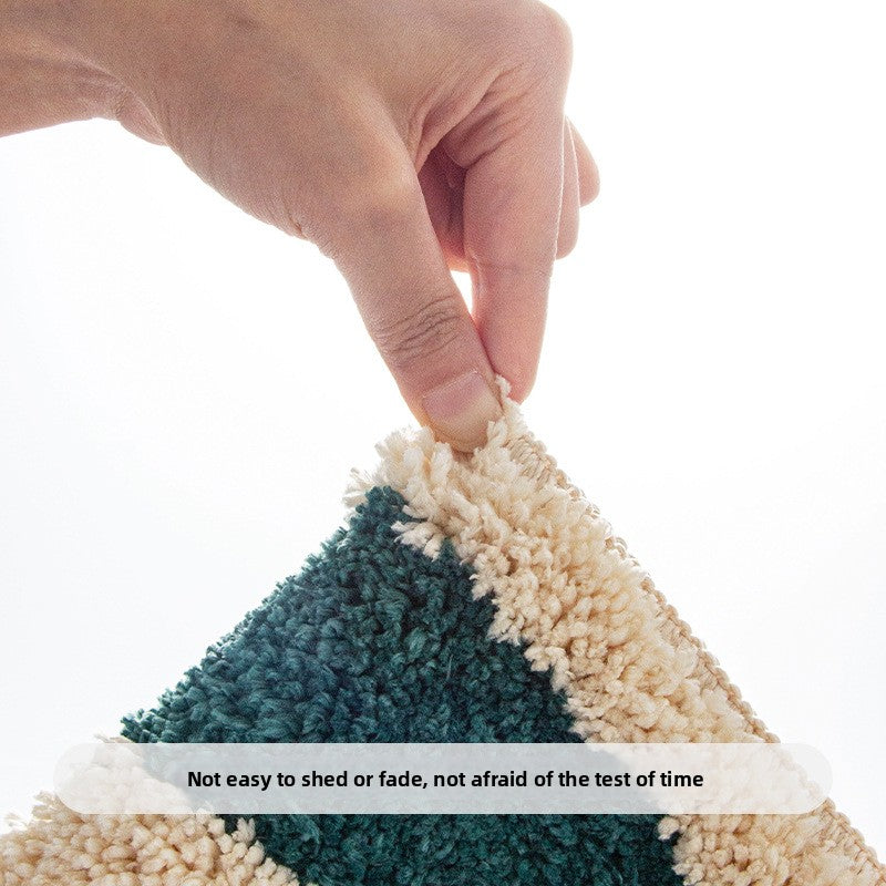 Flocking Carpet Bathroom Mat