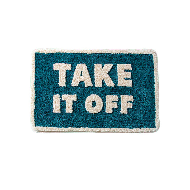 Flocking Carpet Bathroom Mat