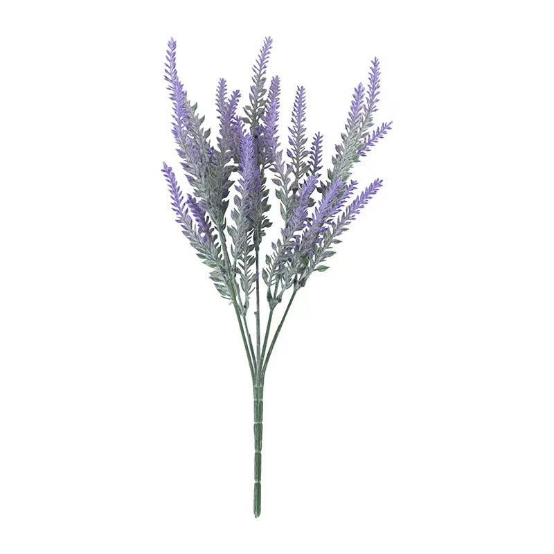 Flocking Lavender Artificial Flowers