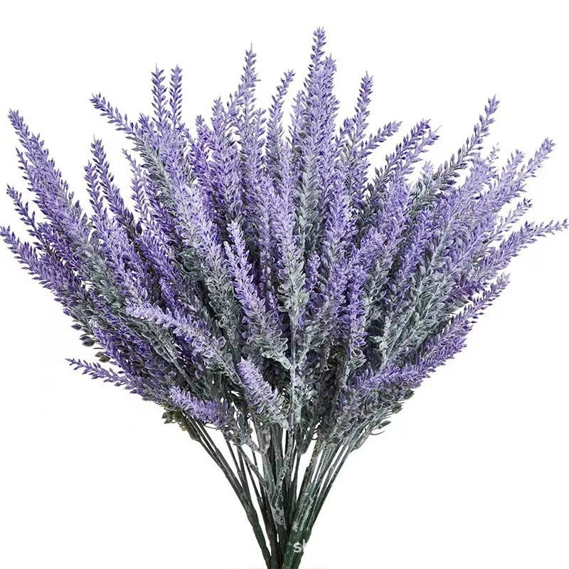 Flocking Lavender Artificial Flowers