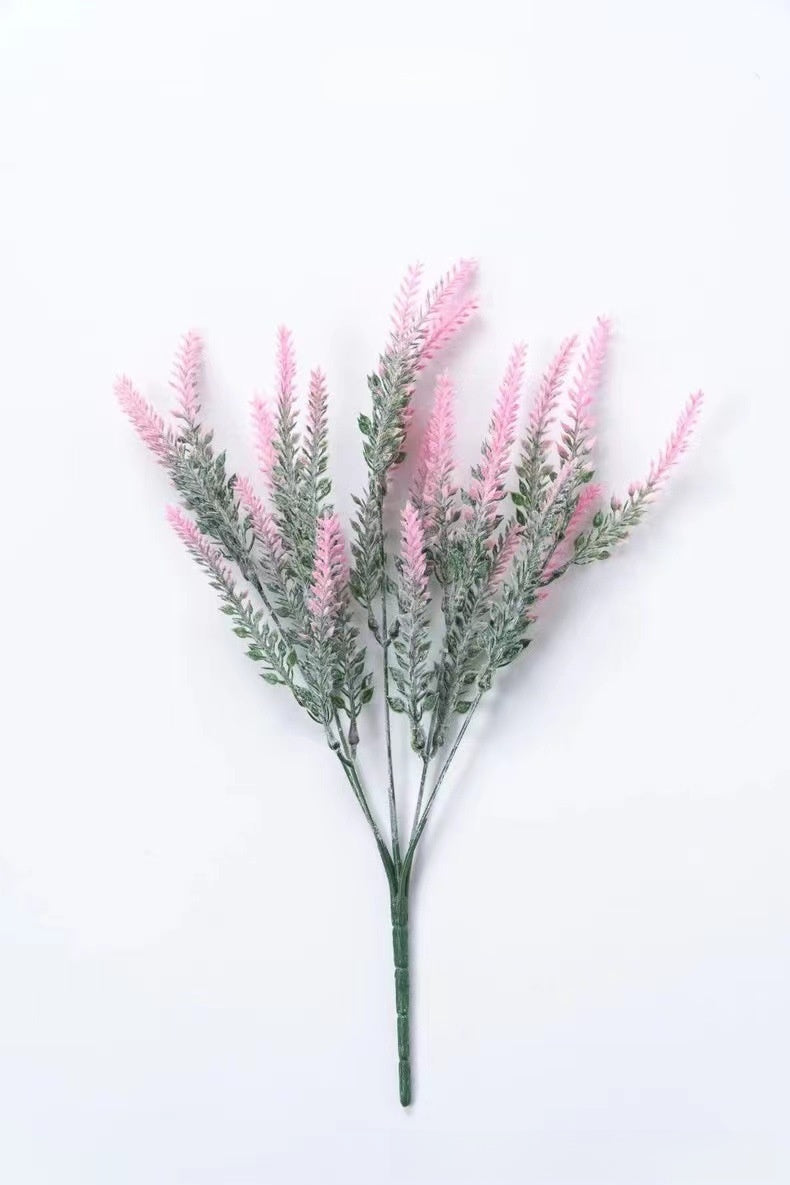 Flocking Lavender Artificial Flowers