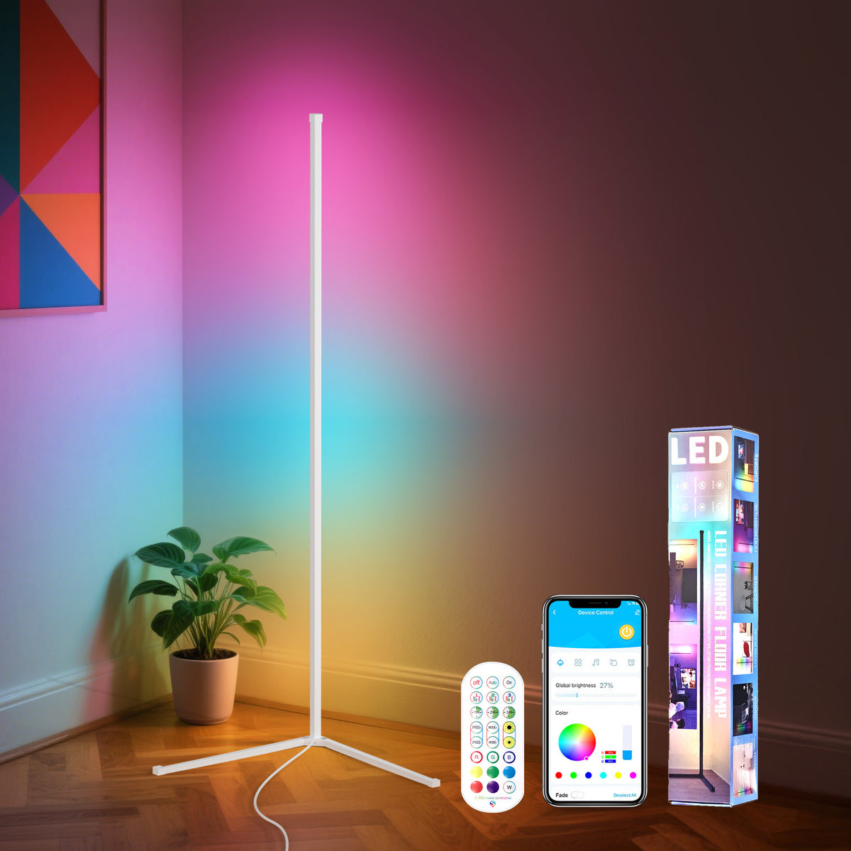 Floor atmosphere lamp