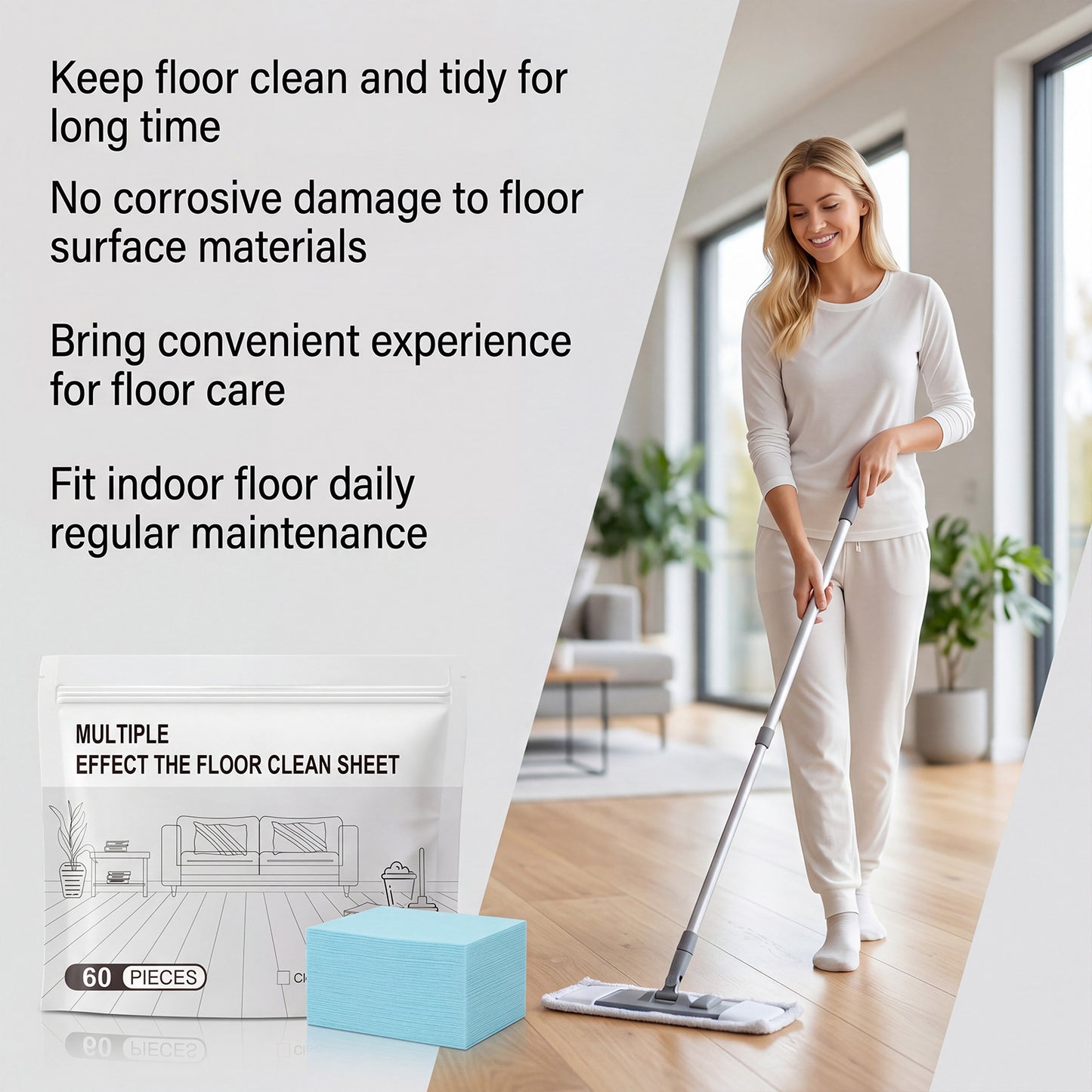 Floor Cleaning Tablets for Wood and Tile