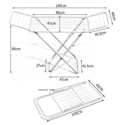 Floor drying rack