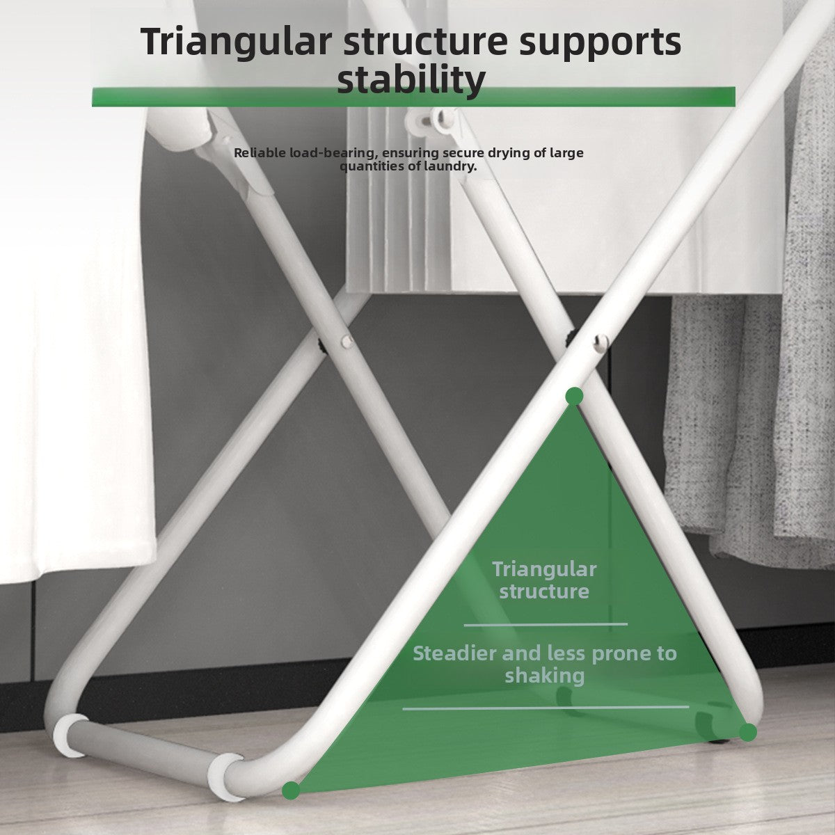 Floor drying rack