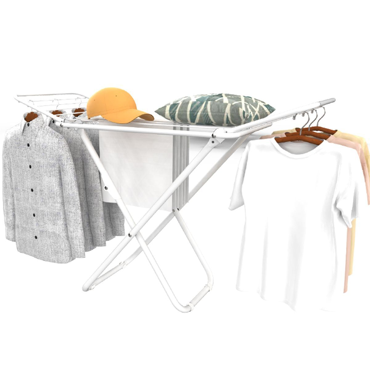 Floor drying rack
