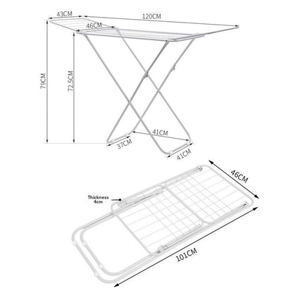 Floor drying rack
