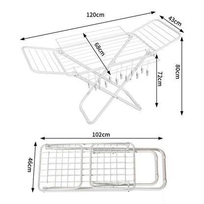 Floor drying rack