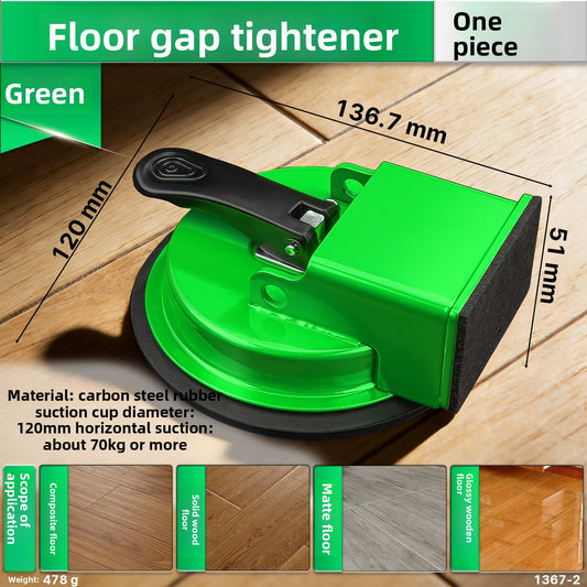 Floor Gap Tightener with Suction Cup for Wood and Tile Repair