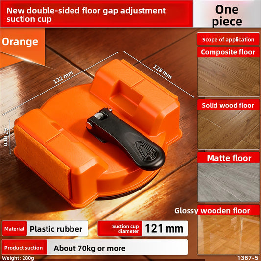 Floor Gap Tightener with Suction Cup for Wood and Tile Repair