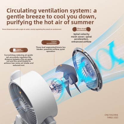 Floor-mounted air circulation fan