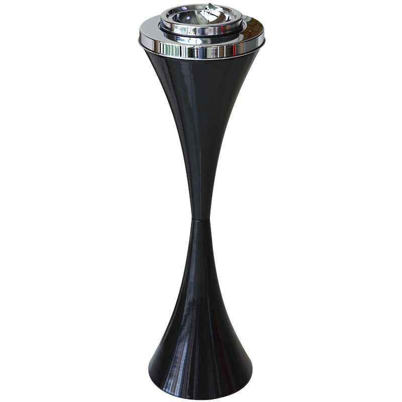Floor Standing Ashtray with Removable Small Ashtray for Home Office