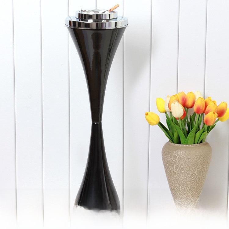 Floor Standing Ashtray with Removable Small Ashtray for Home Office
