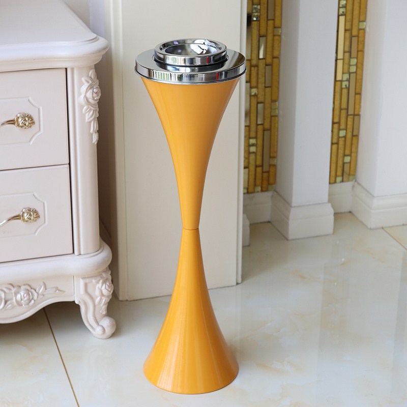 Floor Standing Ashtray with Removable Small Ashtray for Home Office