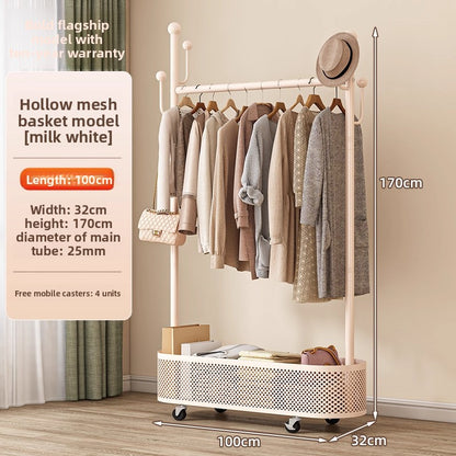 Floor-standing clothes rack