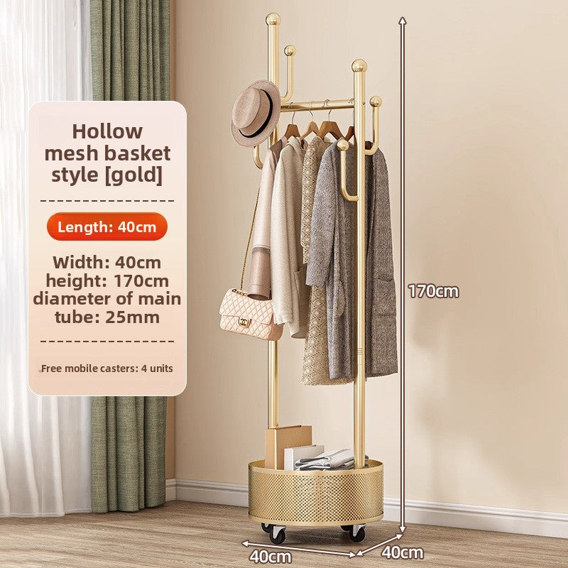 Floor-standing clothes rack