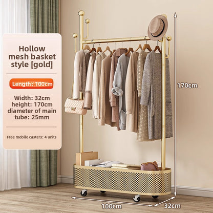 Floor-standing clothes rack