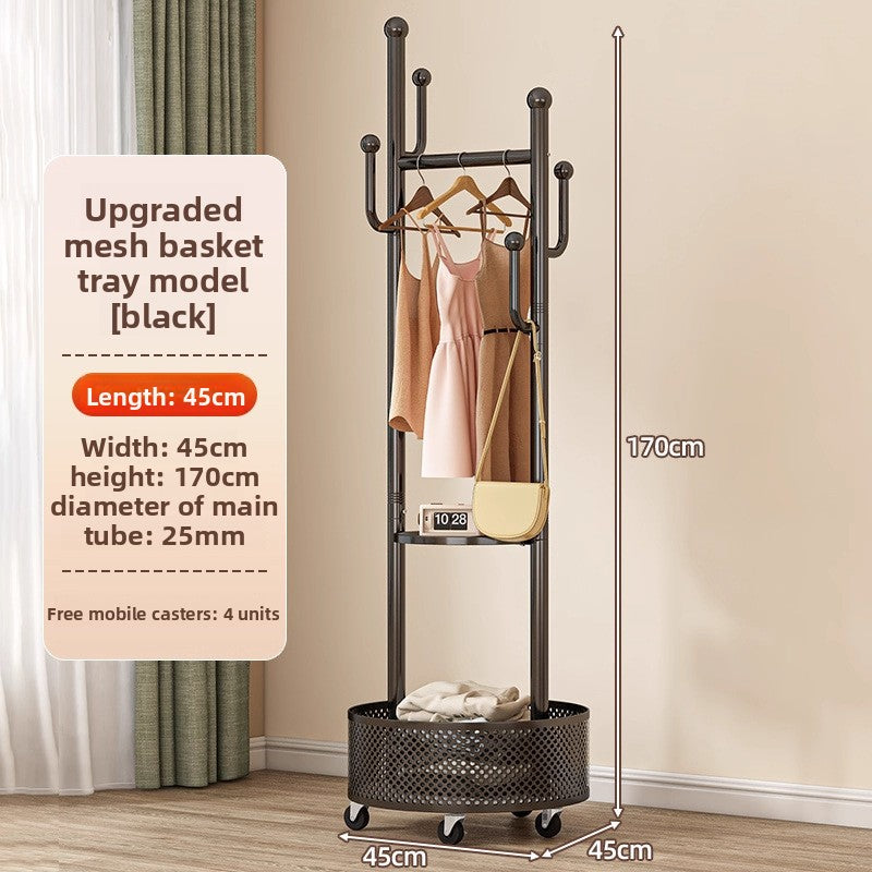 Floor-standing clothes rack