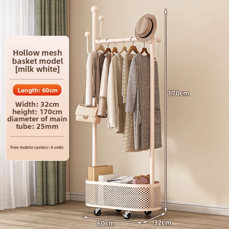 Floor-standing clothes rack
