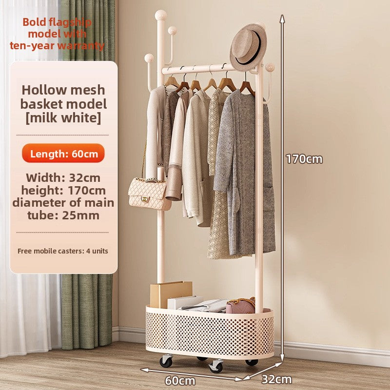 Floor-standing clothes rack