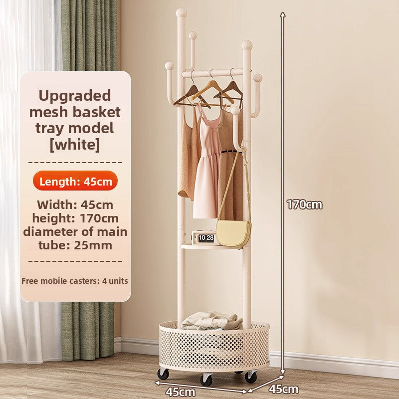 Floor-standing clothes rack