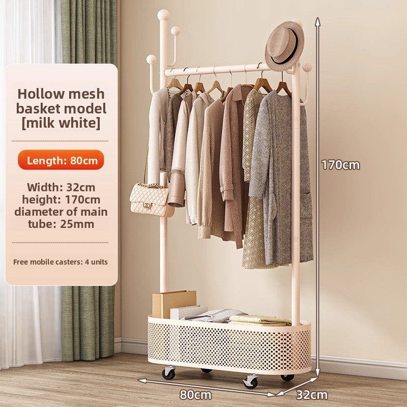 Floor-standing clothes rack